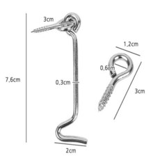 물결샵 아오리 문걸쇠 1P, 1개