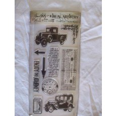 Tim Holtz Visual Artistry Collection Stampers Anonymous Clear Stamps - The Journey, Tim Holtz Visual Artistry Coll