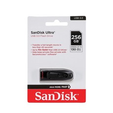 SANDISK 256G Ultra CZ48 USB 3.0 隨身碟 高速 130MB/s, 1個, 256GB