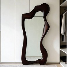 GLOPIC 전신거울 예쁜전신거울 스탠드 붙이는전신거울, 90x190cm 초투명 실버 미러 방폭