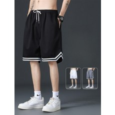 농구 바지 농구복 메쉬 반바지 남성 여름 스포츠 빅사이즈 트레이닝 아이스 실크 5부 팬츠