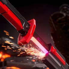 LED 불빛 효과 소리나는 장난감 검 놀이용 장난감칼, 레드, 1개