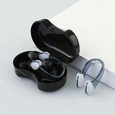 游泳耳塞鼻夾套裝專業防水游泳洗澡防進水防嗆潛水鼻夾神器印LOGO, 1個, 1個