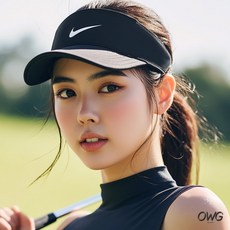 나이키썬캡 바이저 에이스 에어로빌 나이키골프모자 드라이핏, 60