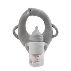 QWE 懶人餵奶神器 哺乳枕, 灰色