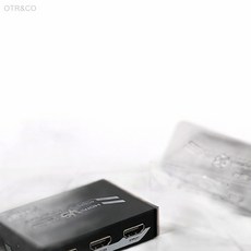 HDMI 4K 60Hz 2대1 선택기 리모컨 모니터확장