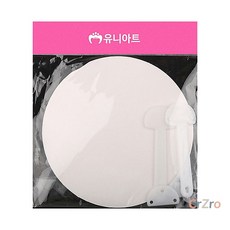 유니아트 튼튼부채만들기 흰색 2개입 1500 10팩입 DIY 공예 부채 만들기