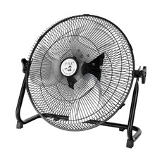 캠핑용 DC 선풍기 여름 화물차 캠핑카 시거잭 전원, 1개, 12인치 12 24V 배터리 직결 3단계