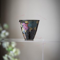 維尼好物 釉面緙絲手繪牡丹公道杯 台灣手工茶具, 釉面緙絲公道杯,無規格, 1個