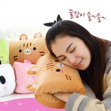 모하니 캐릭터 낮잠베개 팔베개 의자쿠션, 레드딸기, 1, 레드딸기