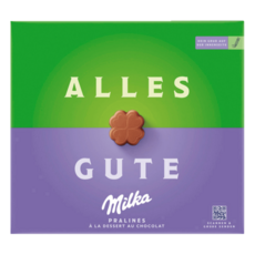 Milka (해외) 밀카 프랄린 네잎클로버 초콜릿 110g, 1개