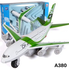 다이캐스트 합금 에어버스 A380 보잉 777 에어 포스 원 비행기 모형, 에어버스 A380-그린, 1개 에어버스 A380-그린, 1개