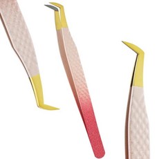 파이버 팁 속눈썹 연장 핀셋 (MLT-MYSL-27 1개), 파이버 팁 속눈썹 연장 핀셋 (MLT-MYSL-27,, 1