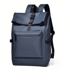 여행 다중 가방 세련된 가능한 블랙 Backpack이 조절 통근 솔리드 수납공간 대용량 및 된 백팩 스트랩, Blue