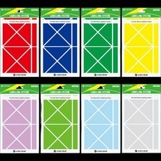 칼라 분류용 스티커 목록 포인트 326-1 66x45mm 체크용/표기용/서류분류/화일명/중요표시