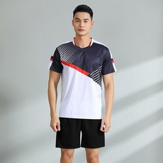 배구 유니폼 여자 단체복 의류 티셔츠 바지 스포츠 커플 여성 배드민턴 옷 테니스 세트 운동복 탁구 트레이닝 핸드볼, M