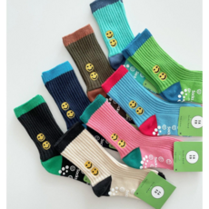 키즈하이드양말 유아양말 스마일양말 스마일자수양말 아기양말 어린이양말세트 선물 고급양말 아동양말 키즈 깔끔한양말 예쁜양말 어린이집 유치원 남아 여아 공용 컬러 여름 신꼬발랄