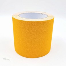 웬카 논슬립패드 야외용 미끄럼방지테이프 노란색 5M X 10CM