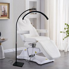 곡선형 미용 램프 반달 모양 속눈썹 연장 미용실 도구 거치, 1개, 핑크 48W