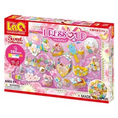 LaQ 花漾盛裝 (285pcs) 日本製造立體3D拼接積木/益智玩具/台灣獨家代理, 多色, 1個