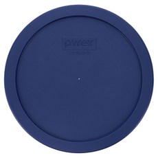 Pyrex PYREX 블루 플라스틱 커버 6 & 7 컵 원형 접시