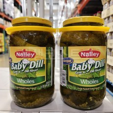 코스트코 낼리스 베이비 딜 피클 1L /1개 단품, 2개