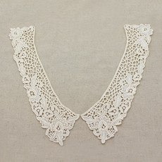 (좌우세트) 내추럴 플라워 네크라인 모티브(NM-12), 1개