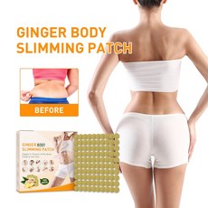 기적의 살빼기 다이어트배꼽패치100 Pcs 효과적인 생강 패치 건강한 배꼽 몸 허리 지방 레코딩 슬리밍 제품, 1개