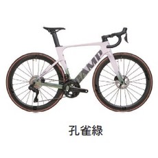 CAMP ACE II UT 一級碳纖維空力公路車 空力車 搭 Ultegra R8170 電子變速套件 一體式車手把, 1個, 孔雀綠,490mm