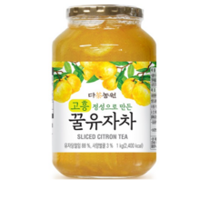 다농원 고흥 정성으로 만든 꿀유자차, 1kg, 1개, 1개입