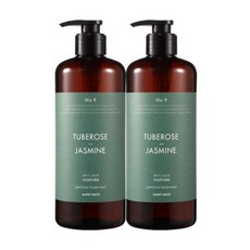 해피바스 스킨케어 퍼퓸 바디워시 튜베로즈향 900g x 2개, 1g, 1개