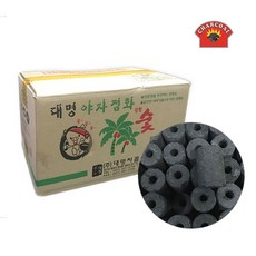대명 야자 점화탄 120개입 / 식당용 업소용 캠핑용 바베큐 불쏘시개용 / 야자점화탄 점화 탄, 1개