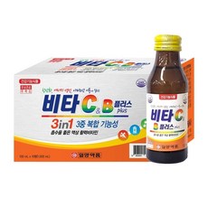 일양약품 비타C&B 플러스 건강기능식품 비타민음료, 100ml, 50개