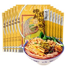 중국식품 liziqi 뤄쓰펀 우렁 쌀국수 뤄쓰펀 로스펀, 10개, 335g