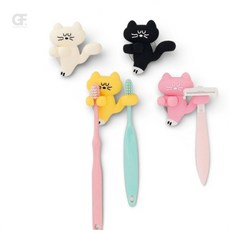 굿포머스 모그리 2구 칫솔걸이 면도기홀더, 핑크