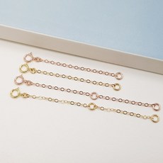 14K 목걸이 팔찌 발찌 연장체인 보조체인 연장줄