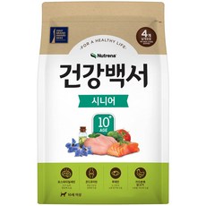 건강백서 시니어 강아지 건식사료, 연어+채소, 10.2kg, 1개