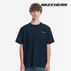 [스케쳐스] 남성 초냉감 트리코트 반팔 라운드 티셔츠 SL3MTCFM012