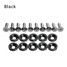 스쿠터 패스너 나사 핸들 바 Dualtron 1 2 3 Thunder Eagel Ultra Zero 9 부품 자동차 8 가지 색상 10PC, 07 Black