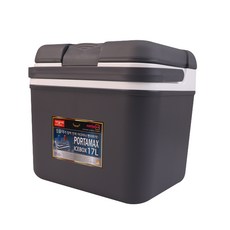 제이와이홀딩스 캠핑 쿨러 컵홀더 아이스박스 17L, 단일색상(17L)