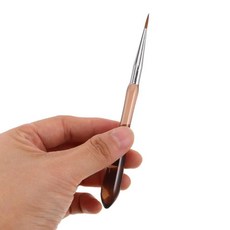 네일 아트 라이너 브 일본풍 미세 디자인 전문 매니큐어 드로잉 도구 살롱 스트라이핑, 1개, 기본