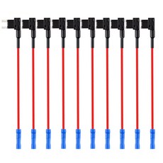 디매직 듀얼 휴즈 홀더 소형 MINI 카퓨즈 소켓, 10개