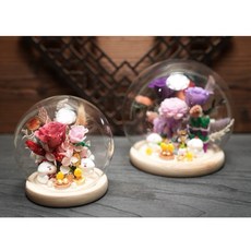 公主的夢中婚禮 永生花乾燥花帶路雞 婚禮小物 歸寧用品 喜字帶路雞, A.直徑13公分,3。甘蔗竹青+雷射雕刻