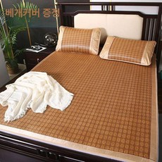 수입 등나무 돗자리 대나무 쿨링 높아지다, 라탄매트 90x190cm 2종세트 B