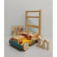 (滿額贈)助步車 學步車 螃蟹車 玩具助步車 積木推桿木助步車 嬰兒助步車 推式助步車 輔助學步車 台灣製造#巧達兔嬰, 1個