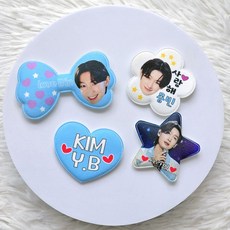김용빈 굿즈 상품 모음 패브릭오브제 4종 뱃지 세트, 패브릭오브제뱃지, 4종세트