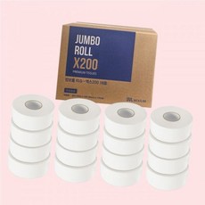 한국 순수 생분해 원단 점보롤 화장지 200M 16롤 휴지 공중 화장실 4379638