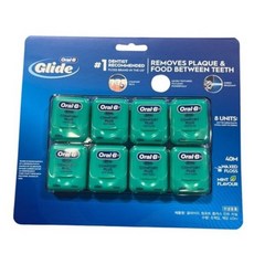 글라이드 치실 민트향, 8개입, 1개