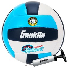 Franklin Sports PVF 애틀랜타 바이브 배구 - 공식 사이즈 규정 + 웨이트 어린이 성인용 남아 여아용 팀 볼 236562 8059869312, Omaha Supernovas, 1개