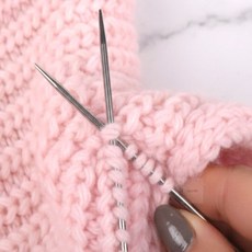 다온58 뜨개질 스텐 대바늘 12호 4P 원통뜨기